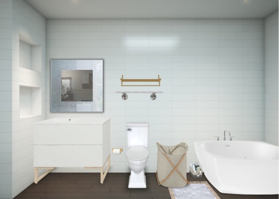 Alanas bathroom Design Rendering