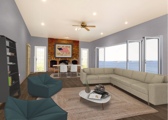 A comfy beach home!🤩 Design Rendering