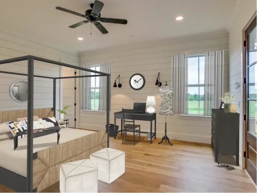 Magnolia French Inspired Bedroom