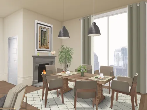 Green dining room 🥝