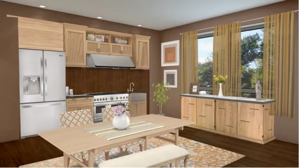 Professional interior design created with Homestyler 3D design software