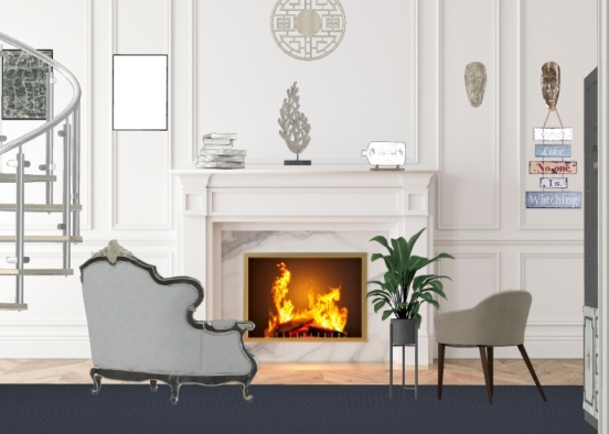 Living Room 🙏🏽 Design Rendering