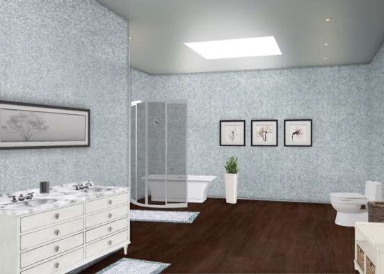 pretty proud of this bathroom 🚽  Design Rendering