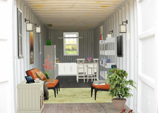 Container living  Design Rendering