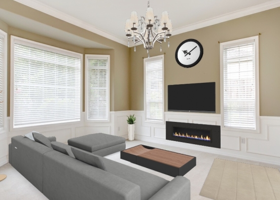 Living room_1 Design Rendering