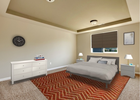 young couples room Design Rendering