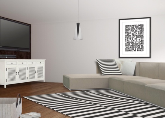 Alexa’s living room Design Rendering
