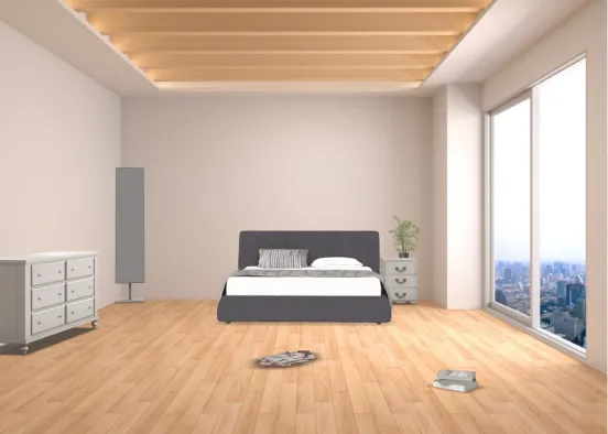 random bedroom Design Rendering