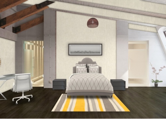 Nyc bedroom Design Rendering
