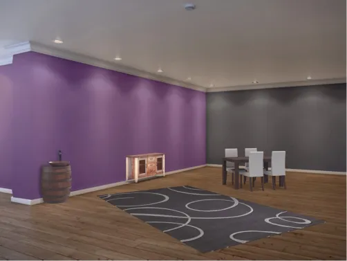 Bland dining room