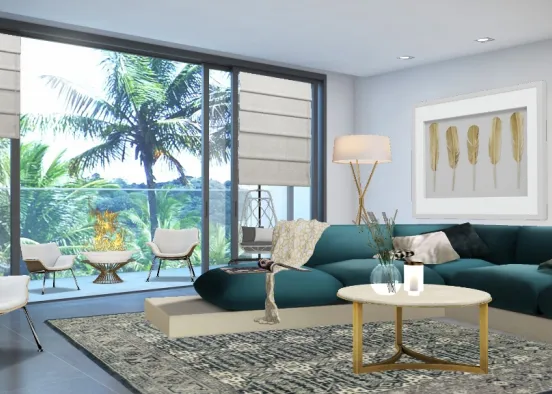 Living space! Thank you for the support! Design Rendering