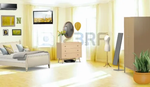 Cuarto moderno(amarillo)💛💛💛
