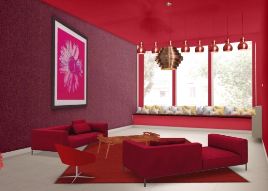 The red room Design Rendering