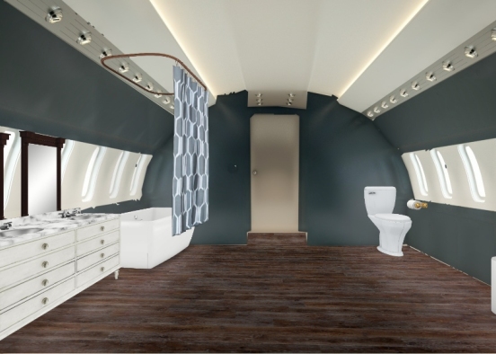 Private Jet room 4 Design Rendering