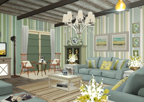 Country Glamour Design Rendering