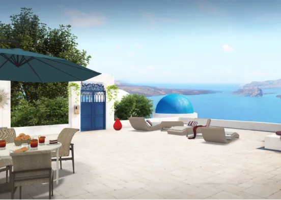 Greece Outdoor Design Rendering