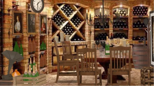 Man cave - wine connoisseur!
