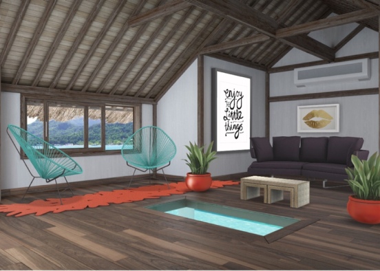 NewZeland hut Design Rendering