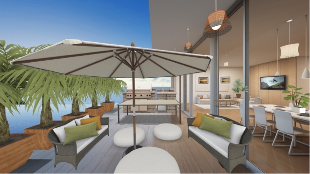 On The Beach Patio Entertaining