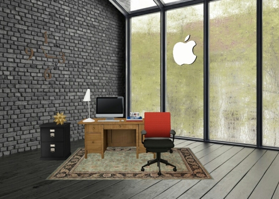 Standard Apple Office Design Rendering
