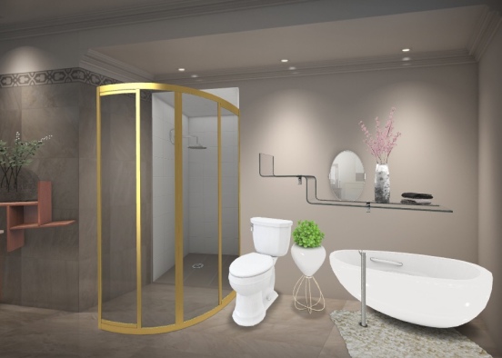 bathroom for French Design Rendering