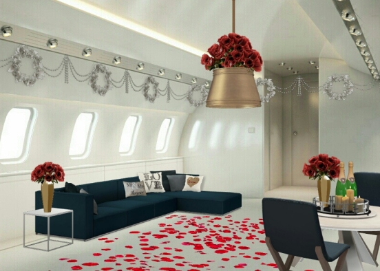 The Thompsons' Private Jet Design Rendering