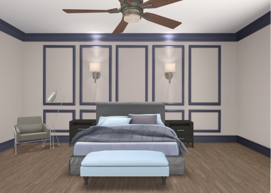 great master bedroom  Design Rendering