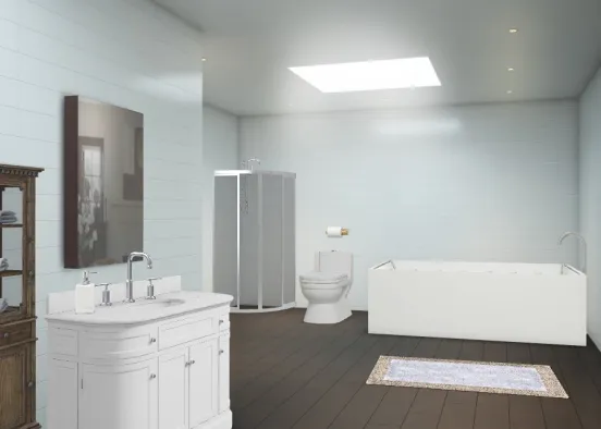 First Bathroom  Design Rendering