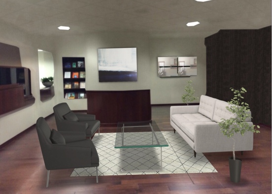 Lobby 4 with light Design Rendering
