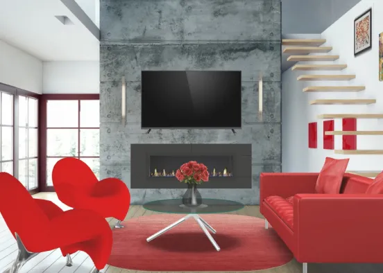 Kia living room Design Rendering