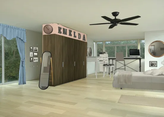 Bedroom mel Design Rendering
