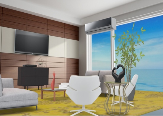 #home #saladetv #ambienteclean&moderno 🖥 Design Rendering