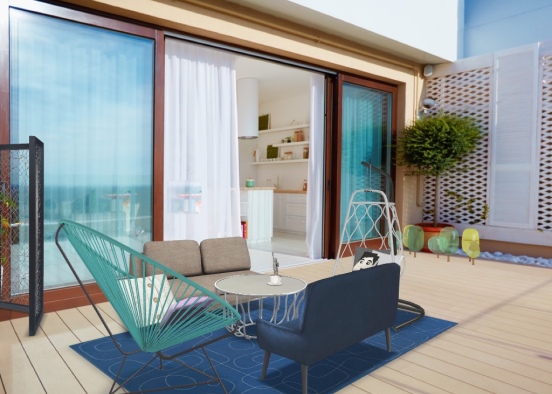 Comfy deck Design Rendering