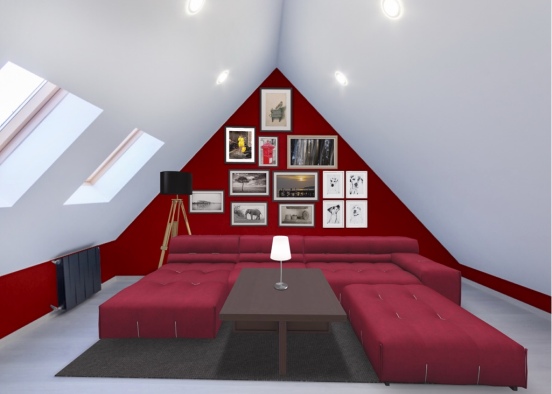 living room 6 Design Rendering