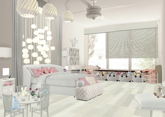Chambre fille  Design Rendering