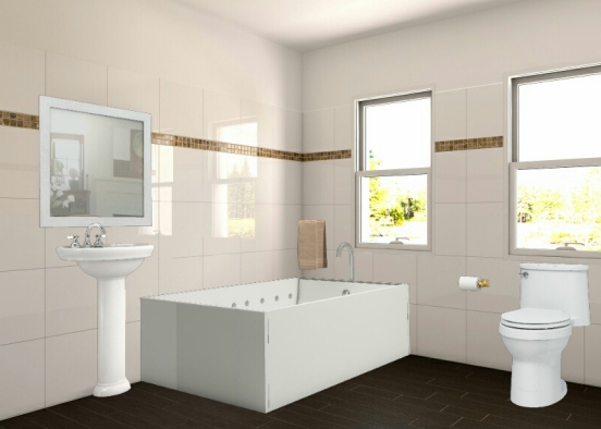 Koupelna  Design Rendering