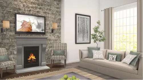Modern traditional living room