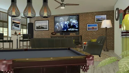 Man Cave Haven for entry to my first HS challenge!