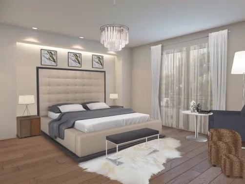 Luxury mansion bedroom