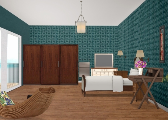 Classic room Design Rendering