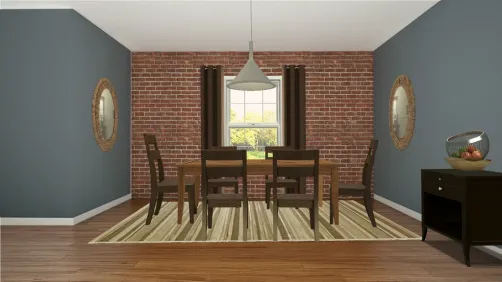 Basic Wooden dining room 