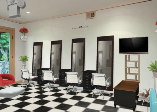 Barbershop Design Rendering