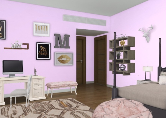 My sister’s room Design Rendering