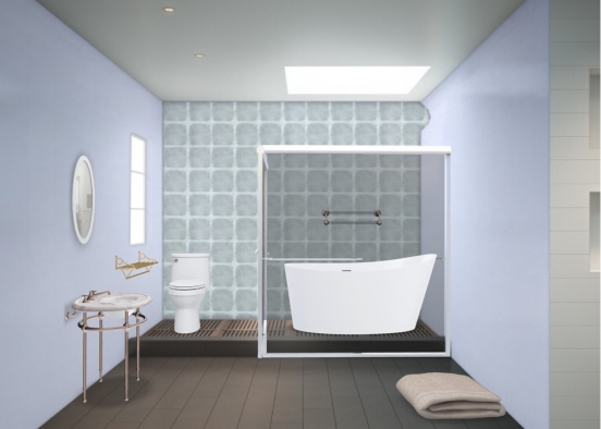 1ère salle de bain 🧼  Design Rendering