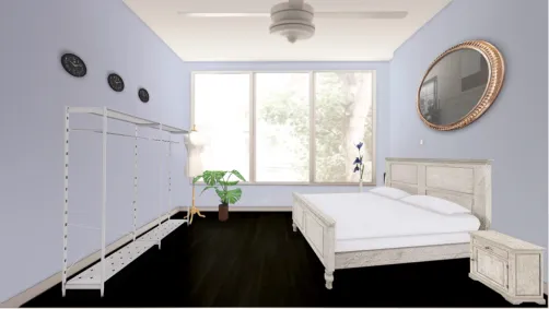 Lavender bedroom 