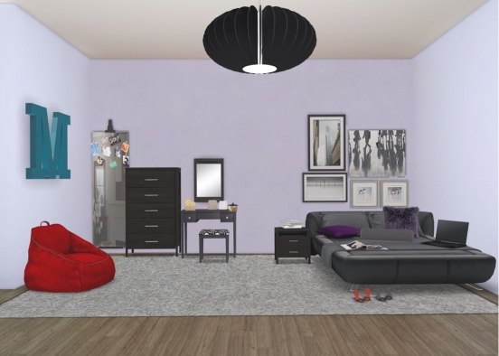Marci’s Bedroom Design Rendering