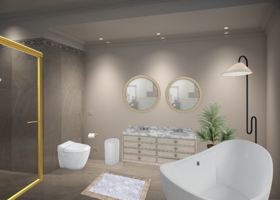 Ikhaya Interior Bathroom Design Rendering