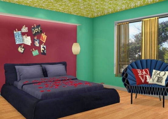 my designer bedroom Design Rendering