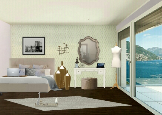 Vintage 2018 princess bedroom Design Rendering