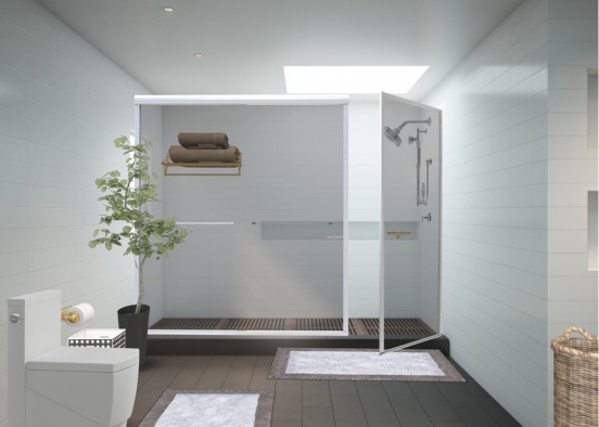 A simple bathroom but nice.  Design Rendering